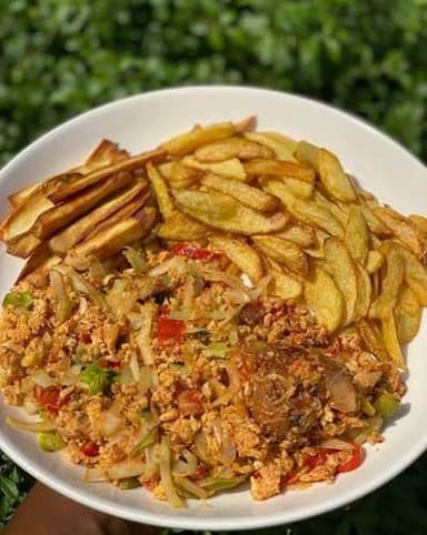 Chips & Egg Sauce