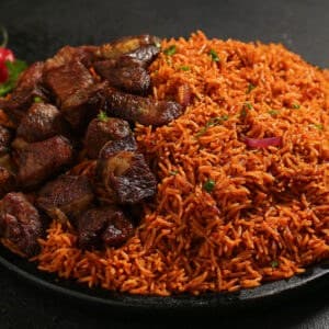 Jollof Rice & Beef